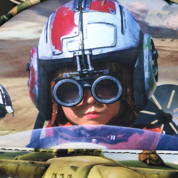 Loungefly star war scenes series phantom menace mini back pack burgundy NWT - Picture 4 of 10